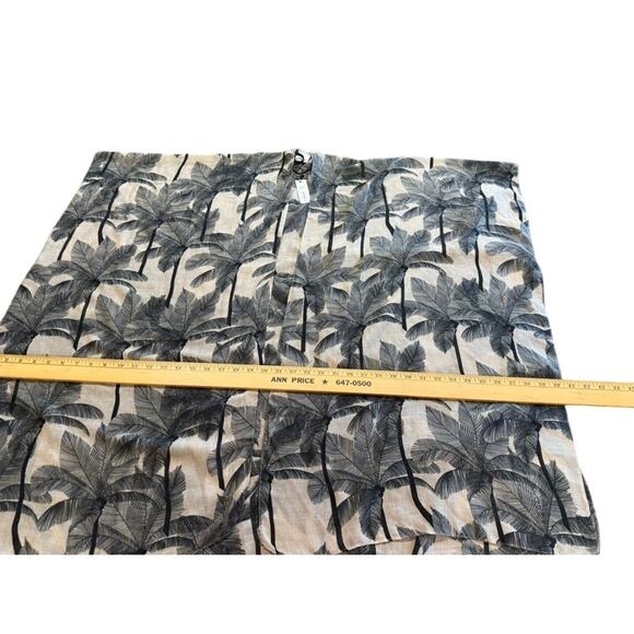 NWT!! "SONOMA" Beachy Swimsuit Cover Up One Size MSRP-50.00 Palm Tree Poolside - Picture 8 of 8